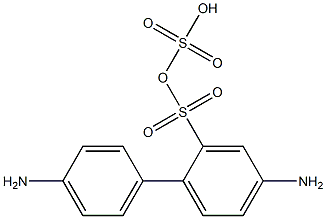 2,2-BENZIDINE-DISULPHONIC ACID Structure