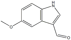 5-METHOXY-1H-INDOLE-3-FORMALDEHYDE Structure