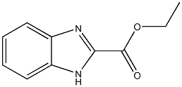 ETHYL 2-BENZIMIDAZOLECARBOXYLATE 구조식 이미지