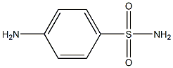 SULFANILAMIDE CRYSTALS (SN) 구조식 이미지