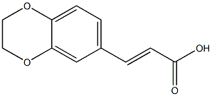 3,4-DIMETHYLENEDIOXYCINNAMICACID Structure