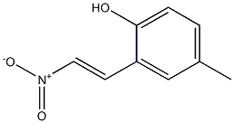 2-HYDROXY-5-METHYL-BETA-NITROSTYRENE Structure