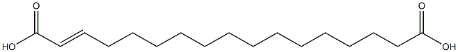 heptadecenedioic acid 구조식 이미지