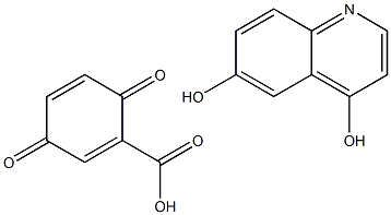 4,6-dihydroxyquinolinequinonecarboxylic acid Structure