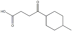 4-(4-methylcyclohexyl)-4-oxobutyric acid 구조식 이미지