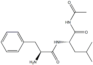 acetylphenylalanyl-leucinamide Structure