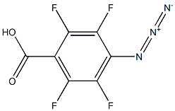 4-azidotetrafluorobenzoic acid 구조식 이미지