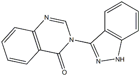 3-(indazol-3-yl)-quinazolin-4(3H)-one Structure