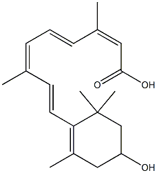 3-hydroxyretinoic acid 구조식 이미지