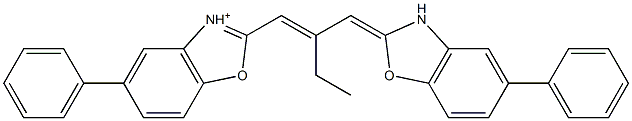 5,5'-diphenyl-9-ethyl-oxacarbocyanine Structure