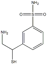 3-(2-amino-1-sulfanylethyl)benzenesulfonamide Structure