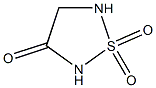 1,2,5-thiadiazolidin-3-one 1,1-dioxide 구조식 이미지