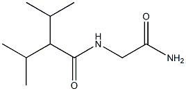 N-diisopropylacetyl glycinamide 구조식 이미지