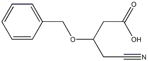 3-benzyloxy-4-cyanobutanoic acid Structure