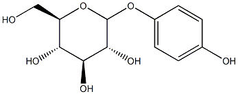 hydroquinoneglucoside 구조식 이미지