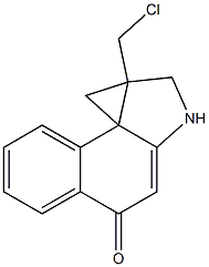 9a-chloromethyl-1,2,9,9a-tetrahydrocyclopropa(c)benz(e)indol-4-one Structure