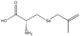 se-2-methyl-2-propenyl-selenocysteine 구조식 이미지