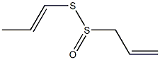 2-propene-1-sulfinothioic acid S-1-propenyl ester Structure