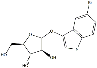 5-bromo-3-indolyl-arabinofuranoside 구조식 이미지