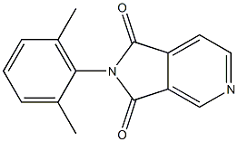 N-(2,6-dimethylphenyl)-3,4-pyridinedicarboximide Structure