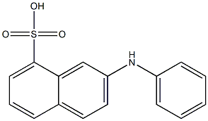 2-anilinonaphthalene-8-sulfonic acid Structure
