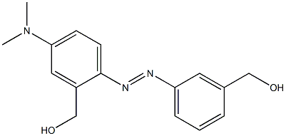 3'-hydroxymethyl-4-dimethylaminoazobenzenecarbinol 구조식 이미지