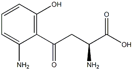 6-hydroxykynurenic acid 구조식 이미지