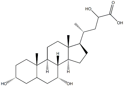 23-hydroxychenodeoxycholic acid Structure