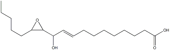 12,13-epoxy-11-hydroxy-9-octadecenoic acid 구조식 이미지