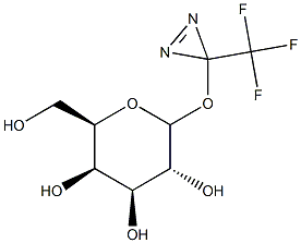 3-trifluoromethyldiazirin-3-yl galactopyranoside Structure