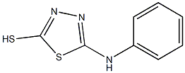 2-mercapto-5-phenylamino-1,3,4-thiadiazole 구조식 이미지