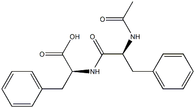 N-acetylphenylalanyl-phenylalanine Structure