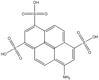 8-aminopyrene-1,3,6-trisulfonic acid Structure