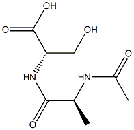 acetylalanylserine Structure