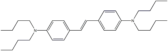 4,4'-bis(di-n-butylamino)stilbene 구조식 이미지