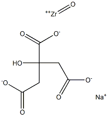 SODIUMZIRCONYLCITRATE 구조식 이미지