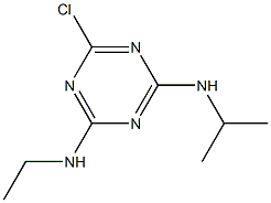 2-CHLORO-6-ETHYLAMINO-4-ISOPROPYLAMINO-1,3,5-TRIAZINE Structure