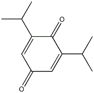 2,6-DI-ISOPROPYL-1,4-BENZOQUINONE 구조식 이미지