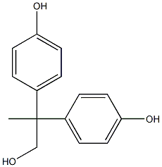 2,2-BIS(4-HYDROXYPHENYL)PROPANOL Structure