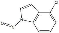 N-NITROSO-4-CHLOROINDOLE 구조식 이미지