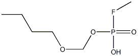 1-METHYL-BUTOXY-METHYL-PHOSPHORYLFLUORIDE Structure