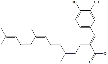 FARNESYLCAFFEATE Structure