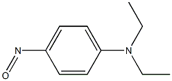 PARA-NITROSODIETHYLANILINE 구조식 이미지