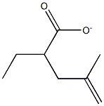 2-METHALLYLBUTYRATE Structure