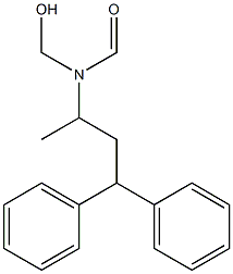 N-HYDROXYMETHYL-N-(1-METHYL-3,3-DIPHENYLPROPYL)FORMAMIDE 구조식 이미지