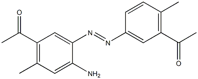 5,5'-DIACETYLAMINO-4,4'-DIMETHYLAZOBENZENE 구조식 이미지