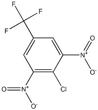 ALPHA,ALPHA,ALPHA-TRIFLUORO-4-CHLORO-3,5-DINITROTOLUENE 구조식 이미지