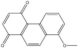 8-METHOXY-1,4-PHENANTHRENEQUINONE Structure