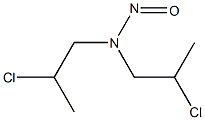 NITROSOBIS-(2-CHLOROPROPYL)-AMINE 구조식 이미지