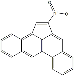 6-NITROBENZ(E)ACEANTHRYLENE 구조식 이미지